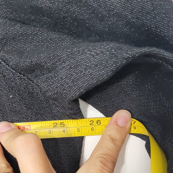 Penningtons Women's Black Jean Jacket Cotton Blend Pockets Denim Plus Size X - Picture 11 of 12